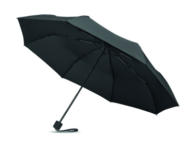 Logo trade advertising products image of: 21 inch RPET umbrella set