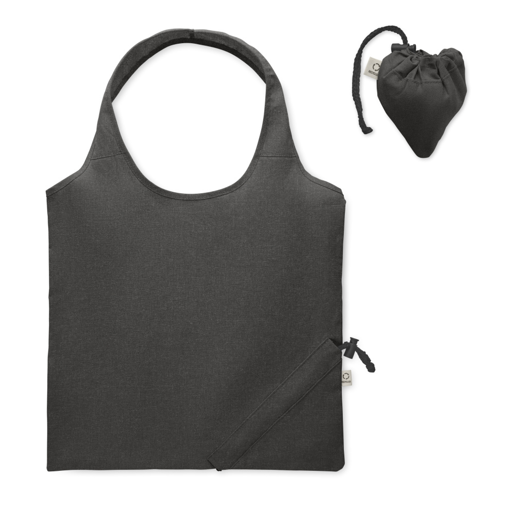 Logo trade promotional merchandise photo of: Foldable shopping bag 140 gr/m²