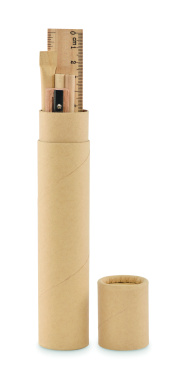 Logotrade advertising product image of: Paper tube stationery set