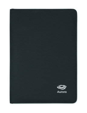 Logo trade promotional item photo of: A5 portfolio 300D RPET