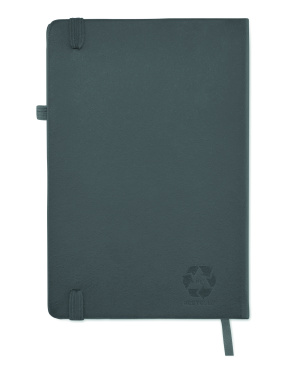 Logotrade promotional product image of: Recycled Leather A5 notebook