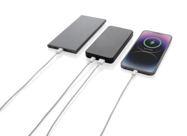 Logo trade promotional merchandise image of: Boostcore RCS recycled plastic powerbank 10.000mAh USB C