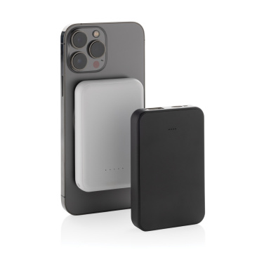 Logotrade corporate gift picture of: Stellar RCS recycled plastic 5000 mah 5W magnetic powerbank