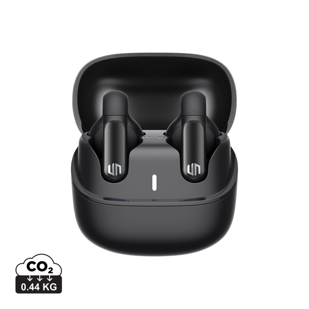 Logotrade promotional item picture of: Urban Vitamin Long Beach ENC rplastic wireless earbuds