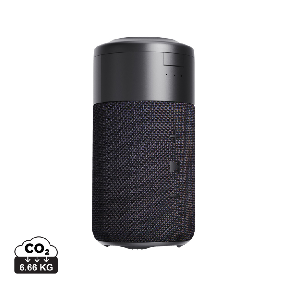 Logo trade promotional giveaway photo of: Urban Vitamin Anaheim RCS recycled 10W speaker 15W charger