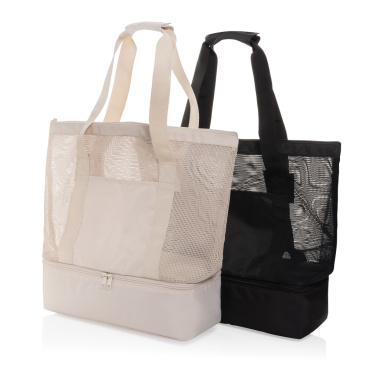 Logo trade promotional merchandise image of: Iqlo Aware™ RPET 2-in-1 cooler tote