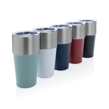 Logo trade business gifts image of: Fluid RCS certified recycled steel tumbler 500ml
