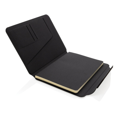 Logo trade business gift photo of: Teri AWARE™ RPET and walnut A5 portfolio