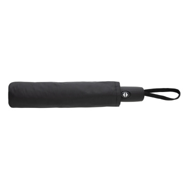 Logo trade promotional giveaway photo of: Swiss Peak Vito Aware™ RPET 21 inch auto open/close umbrella