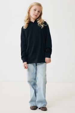 Logo trade promotional giveaways image of: Iqoniq Yengo kids recycled cotton hoodie with sidepockets