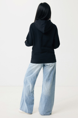 Logo trade promotional merchandise photo of: Iqoniq Yengo recycled cotton hoodie with sidepockets