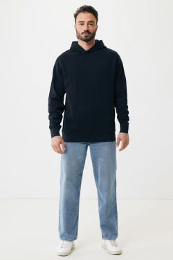 Logo trade business gifts image of: Iqoniq Yengo recycled cotton hoodie with sidepockets