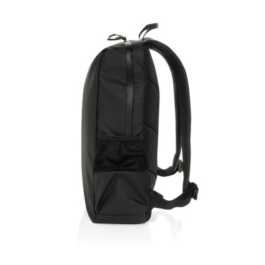 Logo trade corporate gifts picture of: Lima Aware™ RPET water resistant 15.6 laptop backpack