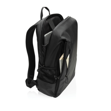 Logotrade promotional merchandise picture of: Lima Aware™ RPET water resistant 15.6 laptop backpack