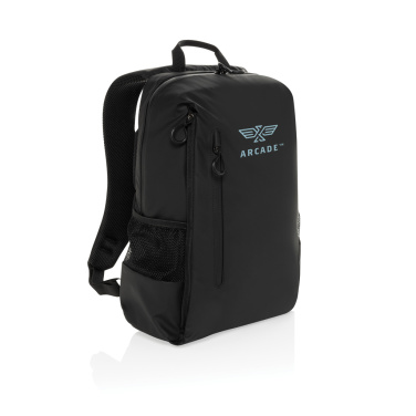 Logotrade promotional products photo of: Lima Aware™ RPET water resistant 15.6 laptop backpack