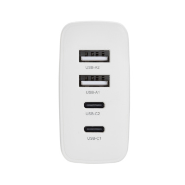 Logotrade promotional merchandise picture of: TravelCharge Pro RCS rplastic travel charger with USB C