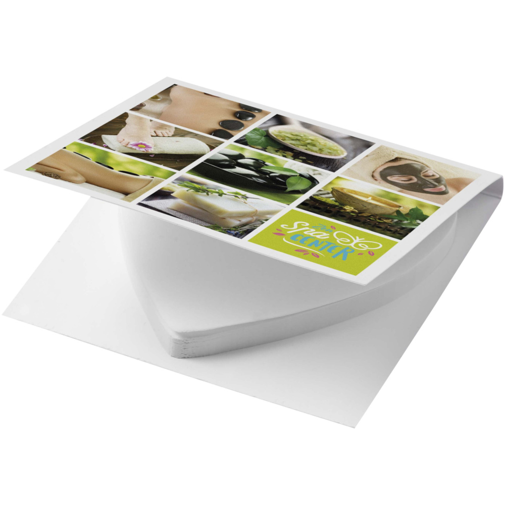 Logotrade advertising product picture of: Sticky-Mate® soft cover heart-shaped sticky notes