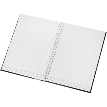 Logo trade promotional products picture of: Desk-Mate® A5 hard cover undated diary