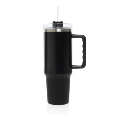 Logo trade promotional giveaways picture of: Stadley RCS recycled steel tumbler 1200ML
