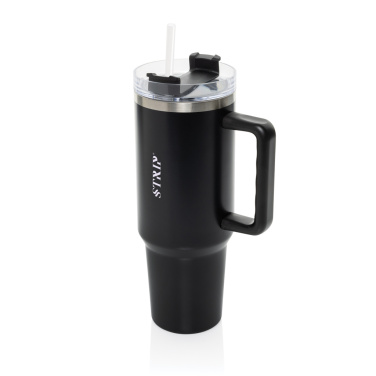 Logo trade advertising products image of: Stadley RCS recycled steel tumbler 1200ML