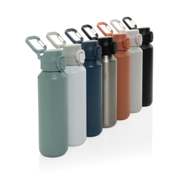 Logo trade promotional giveaways image of: Via RCS Re-steel lockable sport bottle 600ML