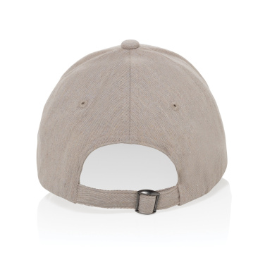 Logo trade promotional merchandise photo of: Milo AWARE™ recycled heather 6 panel cap 200gr