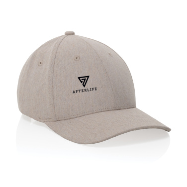 Logotrade advertising product picture of: Milo AWARE™ recycled heather 6 panel cap 200gr