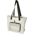 EcoFold RPET foldable tote bag 16L, Sandstone
