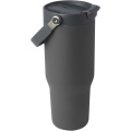 Bronx 900 ml RCS recycled stainless steel copper vacuum insulated tumbler with dual function lid, Grey