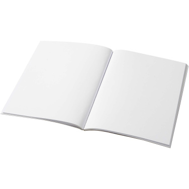 Logo trade corporate gifts image of: Novella Austen A5 recycled soft cover kraft notebook - 50 sheets