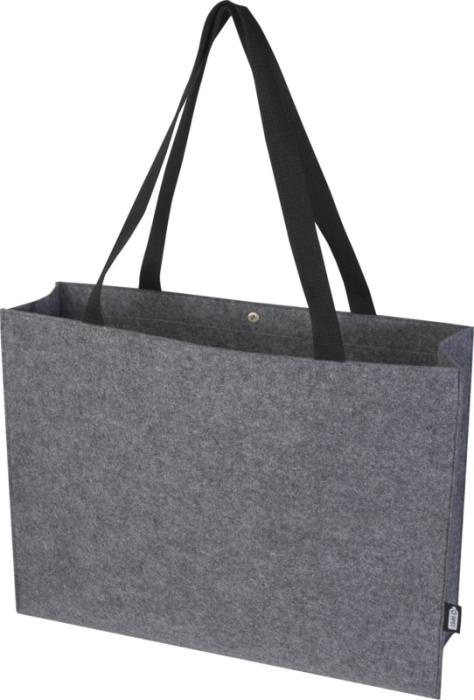 Logotrade corporate gift picture of: Felta GRS recycled felt gusset tote bag 20L