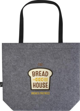 Logo trade business gift photo of: Felta GRS recycled felt gusset tote bag 20L
