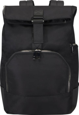 Logotrade promotional merchandise image of: Rhine 15” GRS recycled rolltop backpack 18L