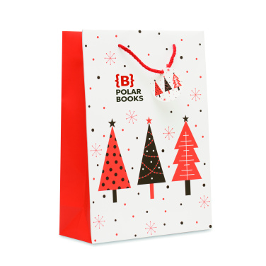 Logo trade promotional giveaways image of: Gift paper bag large