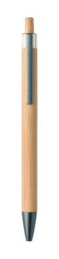 Logo trade promotional merchandise photo of: Push button bamboo pen