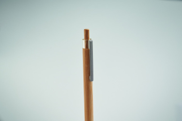 Logotrade business gifts photo of: Push button bamboo pen