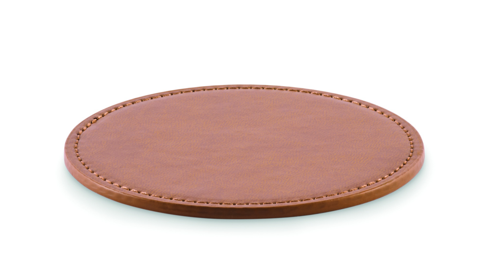 Logotrade promotional merchandise image of: Round coaster in PU