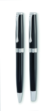 Logotrade promotional giveaway image of: Ball pen and roller set