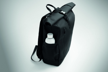 Logotrade business gifts photo of: Rolltop laptop rucksack 600D