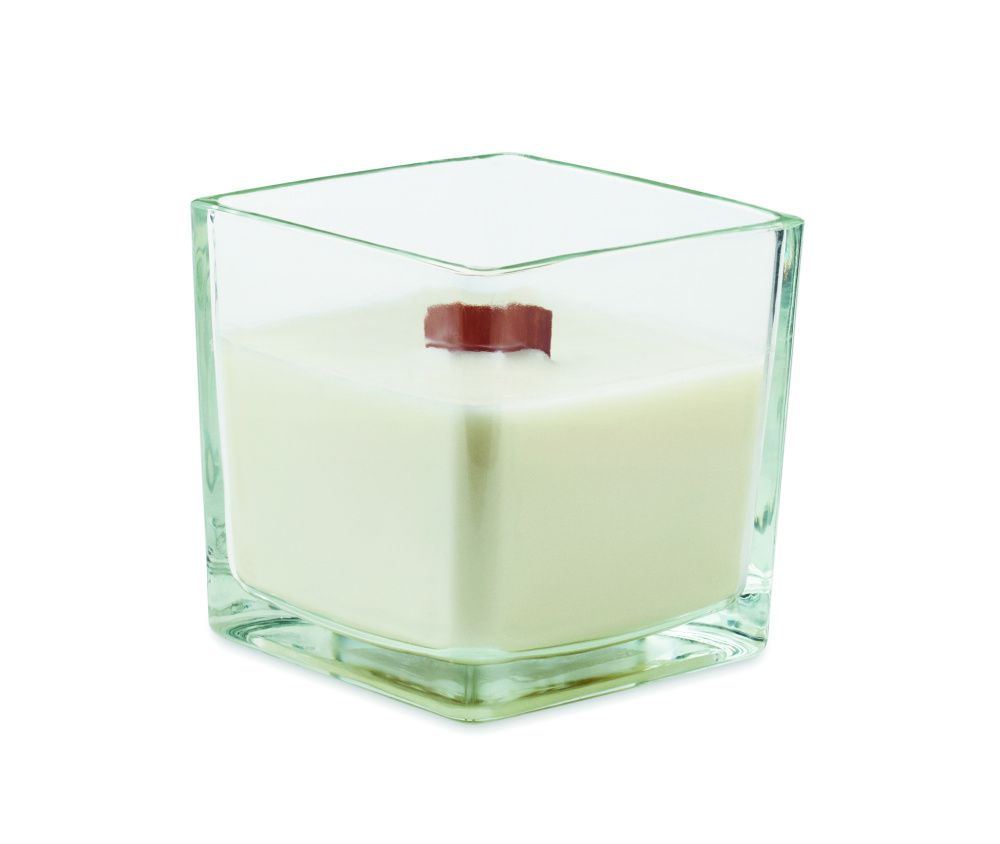 Logo trade business gifts image of: Plant based wax candle 600gr