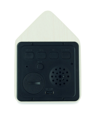 Logo trade promotional gifts image of: MDF cuckoo alarm clock