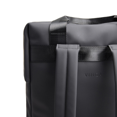 Logo trade promotional merchandise photo of: VINGA Baltimore RCS tote backpack