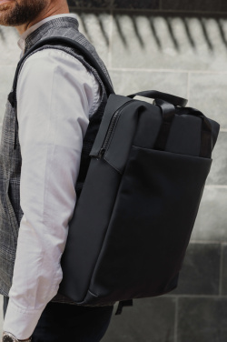 Logo trade corporate gifts image of: VINGA Baltimore RCS tote backpack