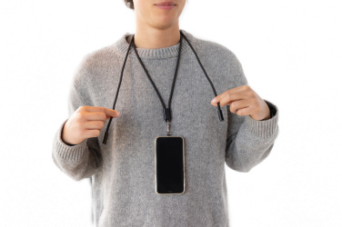 Logotrade corporate gift picture of: LoopAmp RCS RPET adjustable phone cord with 60W cable