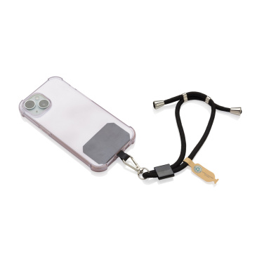 Logotrade advertising product image of: CarryLoop RCS recycled PET adjustable phone holder wristlet