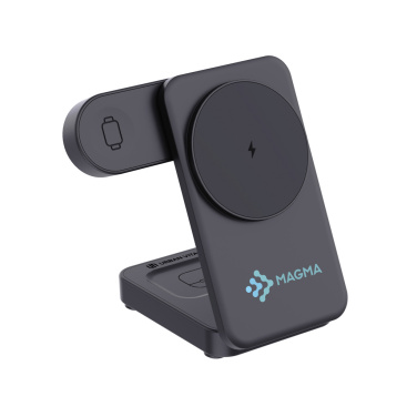 Logo trade advertising product photo of: Urban Vitamin Arcadia RCS rplastic 15W 3in1 magnetic charger