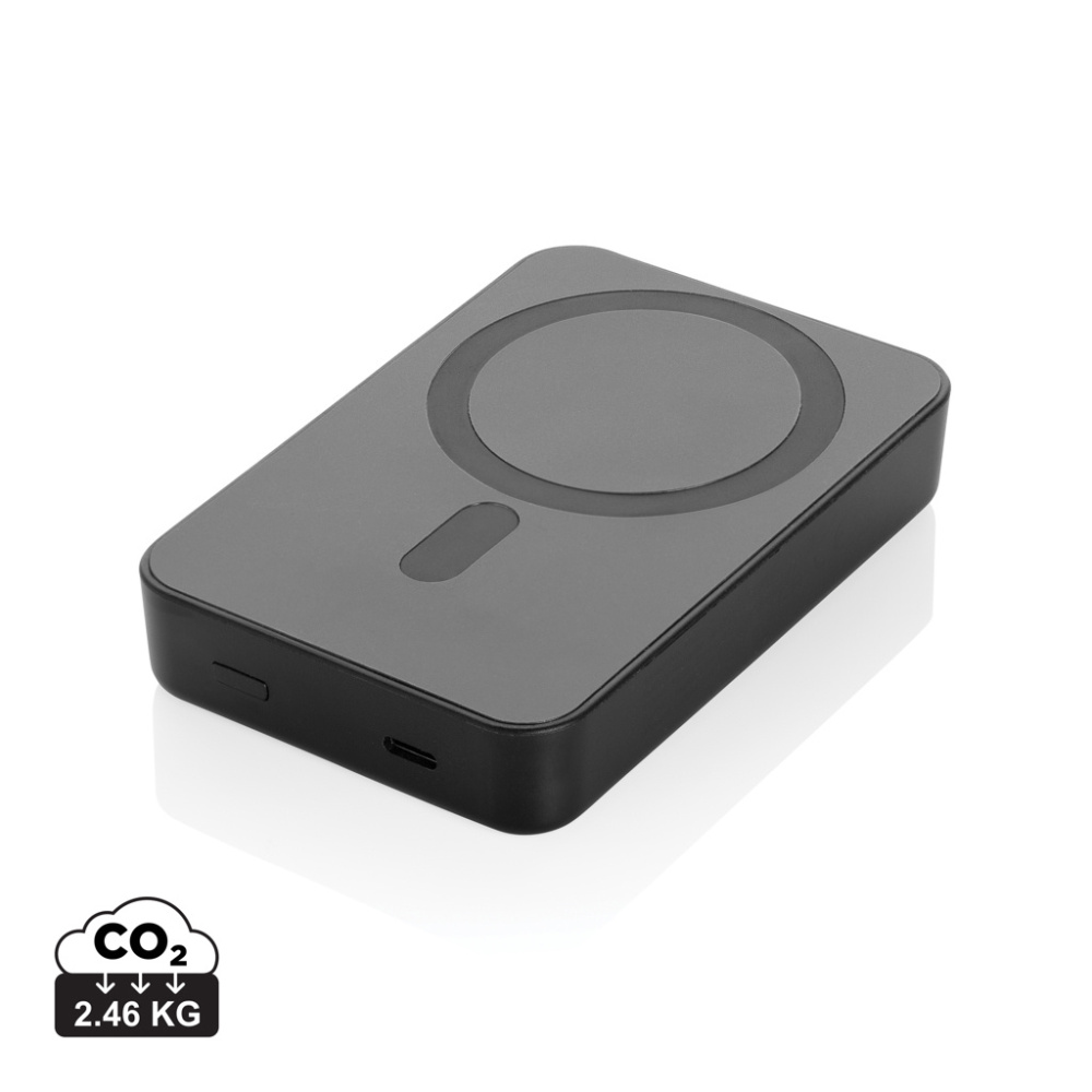 Logotrade promotional items photo of: Amporia RCS recycled plastic 10.000mAh magnetic powerbank