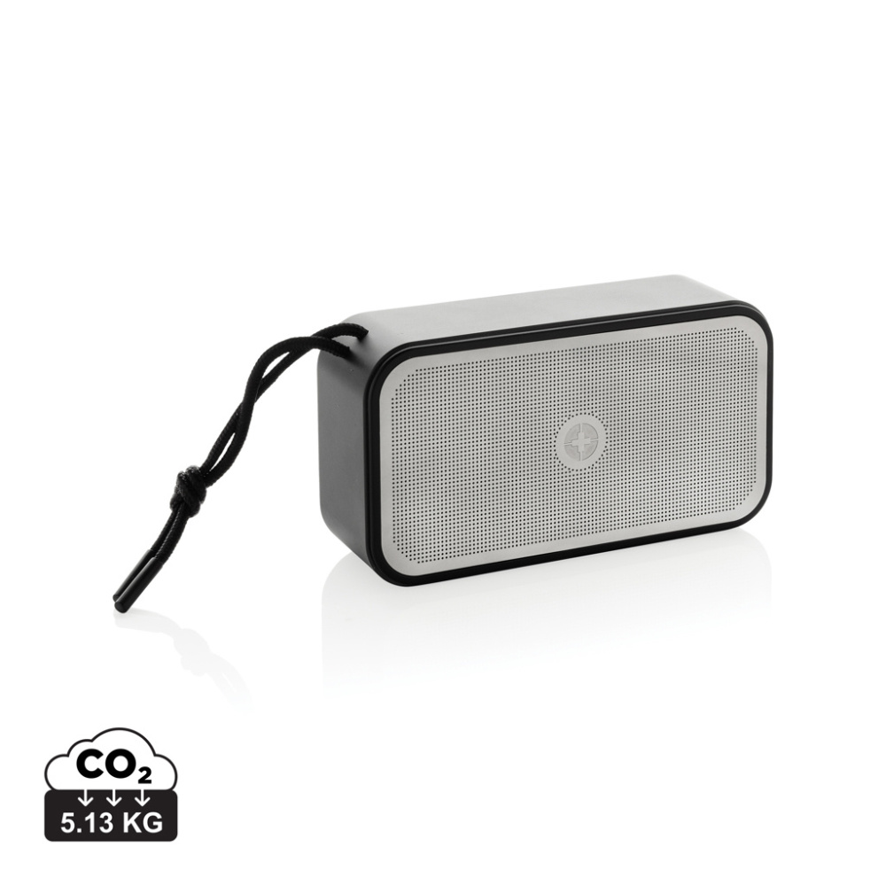 Logotrade corporate gifts photo of: Swiss Peak RCS recycled aluminium 10W bass speaker