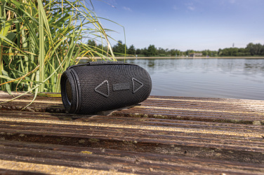 Logo trade promotional gift photo of: Prisma RCS recycled plastic IPX 4 waterpoof 16W speaker