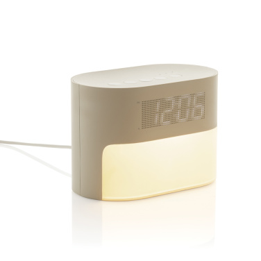 Logotrade promotional giveaway picture of: LumaRise RCS reycled plastic white noise alarm clock